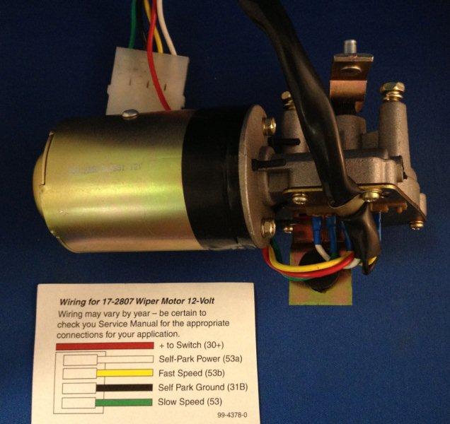 Windshield Wiper Motor, 12 Volt.VW Beetle 6971