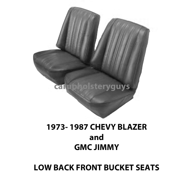 CHEVROLET BLAZER & GMC JIMMY FACTORY REPLACEMENT (LOWBACK) SEAT COVERS