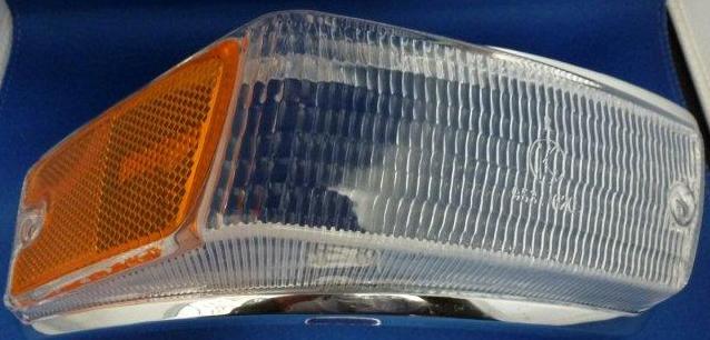 VW Karmann Ghia Turn Signal Lens 1955 to 1957 Clear Hella 