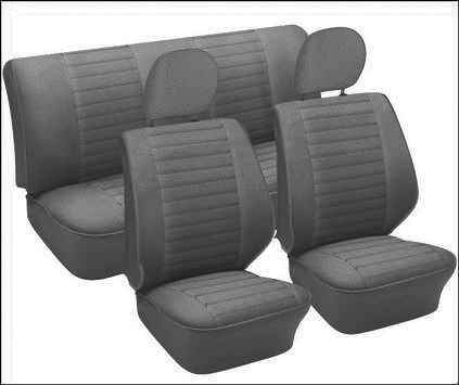 Volkswagen Beetle Seat Covers: Sedan, Full Sets (Front & Rear)