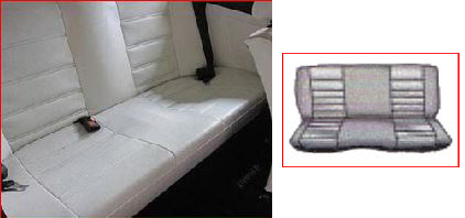 1982 Vw Rabbit Rear Seat Volkswagen Rabbit/Cabriolet Seat Covers: Rabbit Convertible/Cabriolet ...