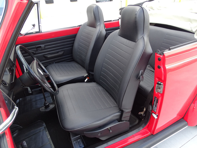 Volkswagen Beetle Seat Covers Convertible Full Sets Front Rear - Vw Beetle Seat Cover Removal