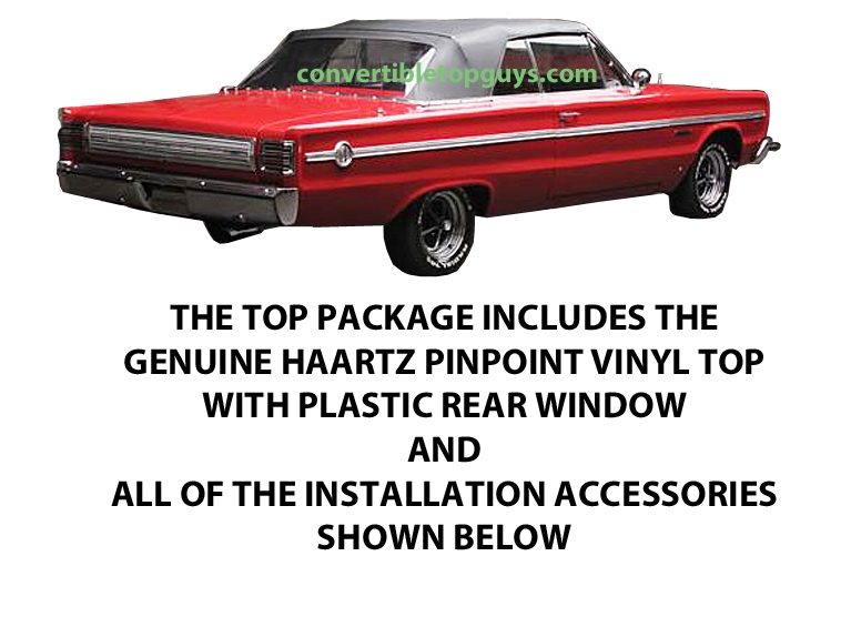 GTX convertible top cylinder 1965 Plymouth Satellite