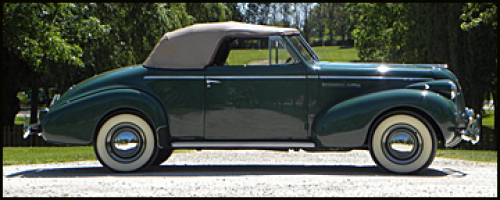 1939-40 Buick Century 66C & Special 46C 2 Door Convertible Convertible Tops  and Convertible Top Parts