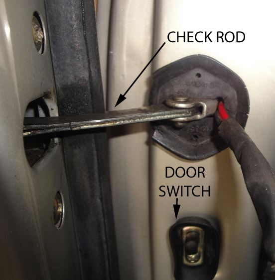 VW AirCooled Beetle Door Check Rod Seals 62-79  Prt# VRD326 