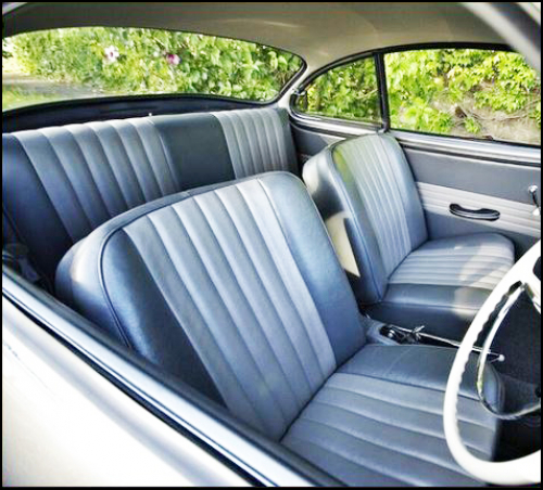 Karmann Ghia Seat Covers Sedan Full Sets Two Fabric Seats
