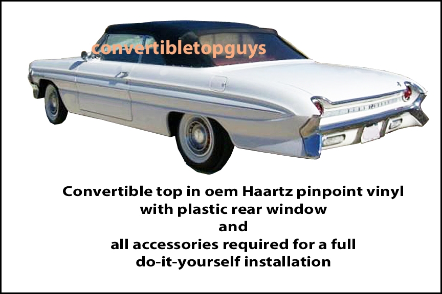 1961-1964 Oldsmobile Starfire Dynamic 88 convertible rear quarter window seals